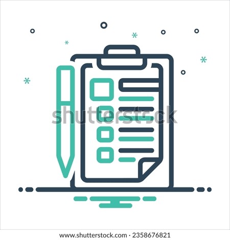 Vector colorful mix icon for register