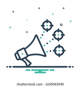 Vector colorful mix icon for relate