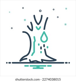 Vector colorful mix icon for sap