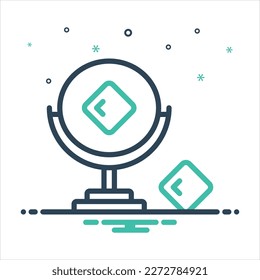 Vector colorful mix icon for seems