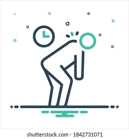 Vector colorful mix icon for since