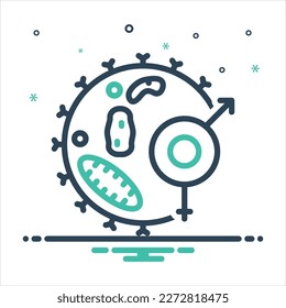 Icono de mezcla de color vectorial para std