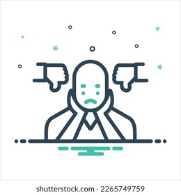 Vector colorful mix icon for sucks