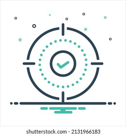 Icono de mezcla de colores vectoriales para
