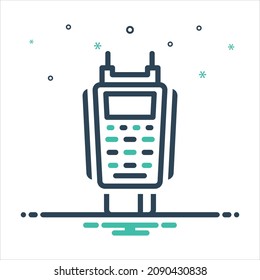 Icono de mezcla de colores vectoriales para terminales
