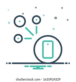 Vector colorful mix icon for thing