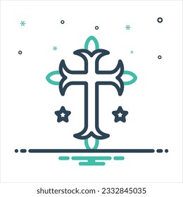 Icono de mezcla de colores vectoriales para los thomas