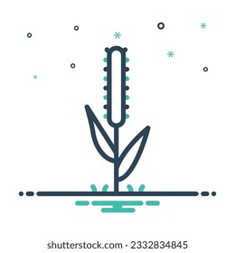 Icono de mezcla de colores vectoriales para timothy