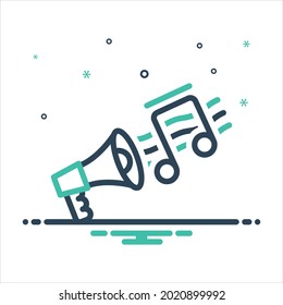 Vector colorful mix icon for tone