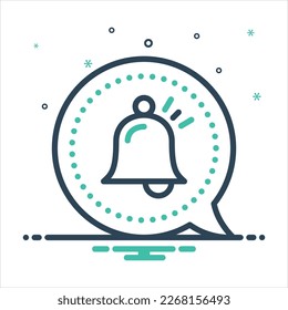 Vector colorful mix icon for urgent