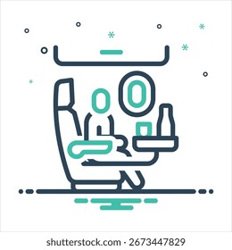 Icono de mezcla de colores de Vector para servicios VIP