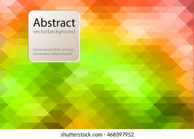 Vector colorful modern geometric background