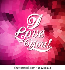 Vector colorful mosaic abstract background