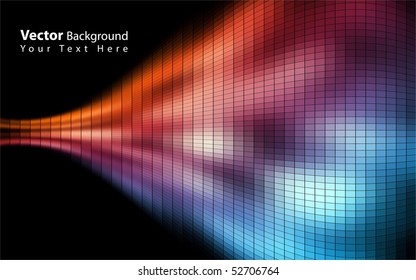 Vector colorful mosaic background