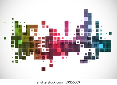 vector colorful mosaic pattern design, vector illustration.