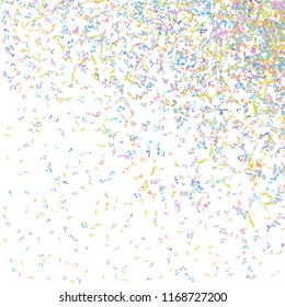 Vector colorful music notations background element in flat style