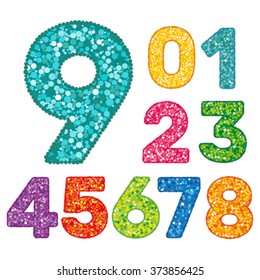 Vector colorful numbers set