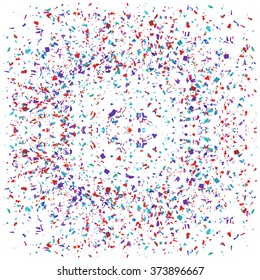 Vector Colorful Particles Background. 
