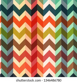 Vector colorful pattern. Geometric background. Ornament for fabric, wallpaper, packaging, print template