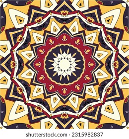 vector of colorful patterned bandana headband design, good to use for design reference