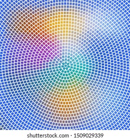 Vector Colorful Polygonal Background. Rumpled Pattern. Low Poly Texture. Abstract Mosaic Modern Design. Origami Style