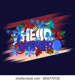Vector colorful for printing on cards, banners, T-shirts. All objects are separate