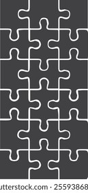 vector colorful puzzle illustration design