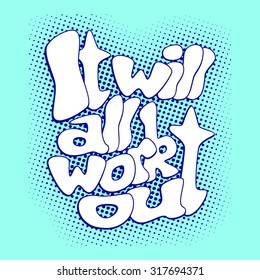 vector colorful quotation, motivator