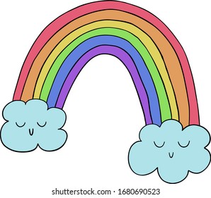 Enfant Arc En Ciel Illustrations Images Et Images Vectorielles De Stock Shutterstock