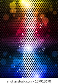 Vector - Colorful Rainbow Neon Party Background