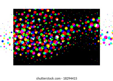 Vector Colorful Retro Explosion, See Jpeg Also In My Portfolio