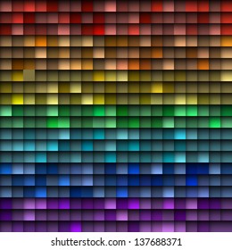 Vector colorful retro mosaic background