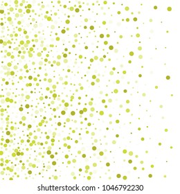 Vector colorful round confetti isolated on white background.Birthday card.Square card and frame.Template for holiday, party, birthday, wedding, solemnity.