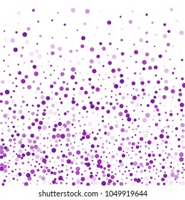 Vector colorful round confetti isolated on white background.Birthday card.Square card and frame.Template for holiday, party, birthday, wedding, solemnity.