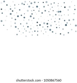 Vector colorful round confetti isolated on white background.Birthday card.Square card and frame.Template for holiday, party, birthday, wedding, solemnity.