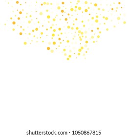 Vector colorful round confetti isolated on white background.Birthday card.Square card and frame.Template for holiday, party, birthday, wedding, solemnity.