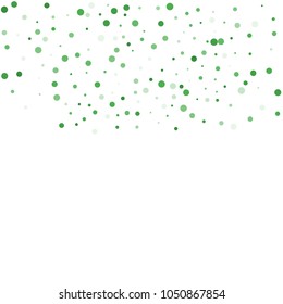 Vector colorful round confetti isolated on white background.Birthday card.Square card and frame.Template for holiday, party, birthday, wedding, solemnity.