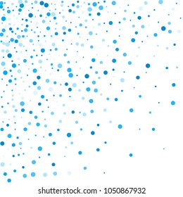 Vector colorful round confetti isolated on white background.Birthday card.Square card and frame.Template for holiday, party, birthday, wedding, solemnity.