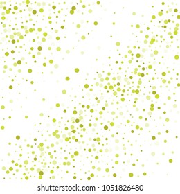 Vector colorful round confetti isolated on white background.Birthday card.Square card and frame.Template for holiday, party, birthday, wedding, solemnity.
