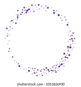 Vector colorful round confetti isolated on white background.Birthday card.Square card and frame.Template for holiday, party, birthday, wedding, solemnity.