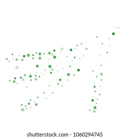 Vector colorful round confetti isolated on white background.Birthday card.Square card and frame.Template for holiday, party, birthday, wedding, solemnity.