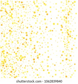 Vector colorful round confetti isolated on white background.Birthday card.Square card and frame.Template for holiday, party, birthday, wedding, solemnity.