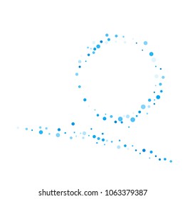 Vector colorful round confetti isolated on white background.Birthday card.Square card and frame.Template for holiday, party, birthday, wedding, solemnity.