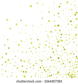 Vector colorful round confetti isolated on white background.Birthday card.Square card and frame.Template for holiday, party, birthday, wedding, solemnity.