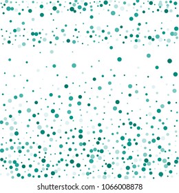 Vector colorful round confetti isolated on white background.Birthday card.Square card and frame.Template for holiday, party, birthday, wedding, solemnity.