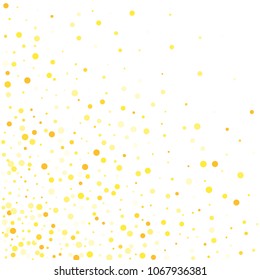Vector colorful round confetti isolated on white background.Birthday card.Square card and frame.Template for holiday, party, birthday, wedding, solemnity.