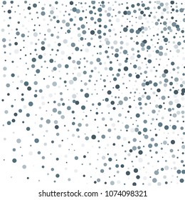 Vector colorful round confetti isolated on white background.Birthday card.Square card and frame.Template for holiday, party, birthday, wedding, solemnity.