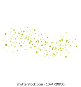 Vector colorful round confetti isolated on white background.Birthday card.Square card and frame.Template for holiday, party, birthday, wedding, solemnity.