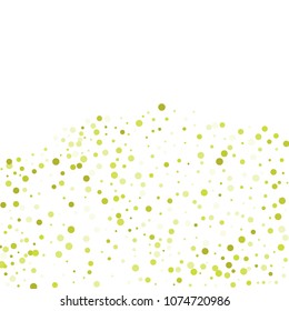Vector colorful round confetti isolated on white background.Birthday card.Square card and frame.Template for holiday, party, birthday, wedding, solemnity.