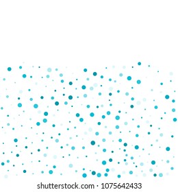Vector colorful round confetti isolated on white background.Birthday card.Square card and frame.Template for holiday, party, birthday, wedding, solemnity.